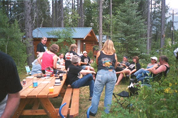 The group at Hungry Horse, MT.