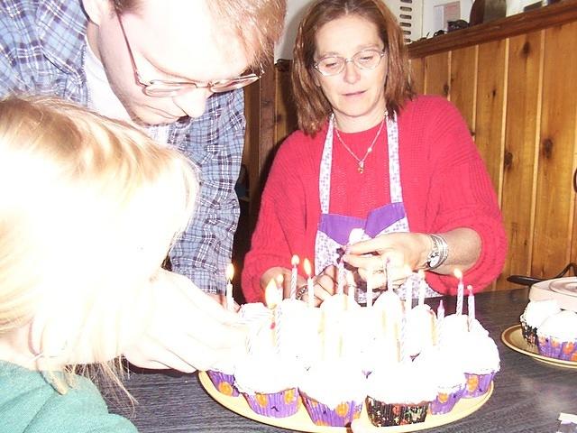 Shawn, Carrie, and Mom.