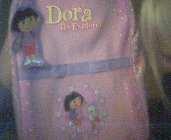 Carrie other "Dora" backpack - 9/13/02