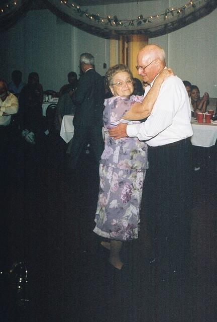 Gram and Pap dancing
