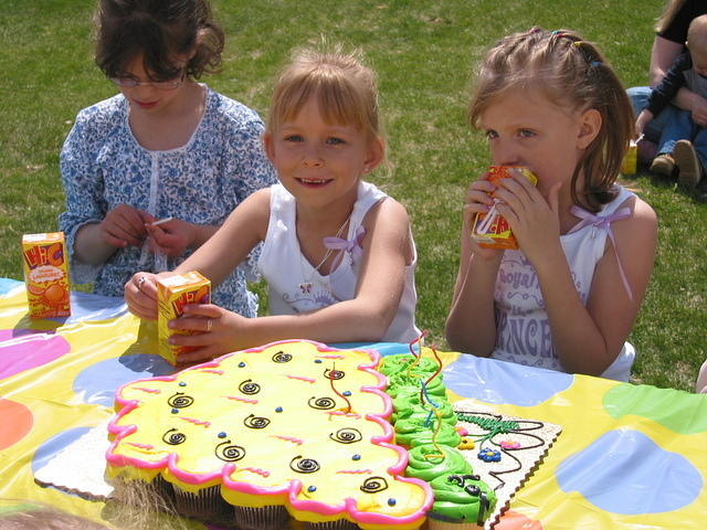 Carrie and Emma, the birthday girls