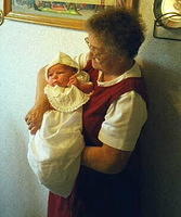 Gram and Carrie - 5/26/99


Before baptism.  The dress was my baptismal gown. :)