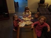 I think the camera distracts them from coloring... Carrie, Emma, Desiree, and Jasmine