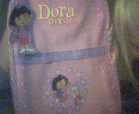 Carrie other "Dora" backpack - 9/13/02