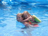 Carrie and Amber - 8/5/03