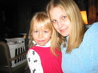 Carrie and Mommy - 11/8/03