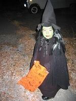 Carrie Witch trick or treating.