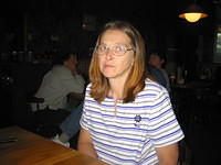 Mom at the Winbag Saloon - 10/6/03