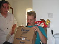 Ric handed Shawn this box to open... 10/5/03