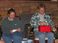 Wonder what this present will be? 9/12/03