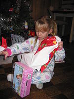 And a Kelly doll from Santa too.
