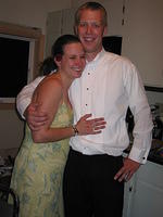 Krissy and Ric after attending a wedding.