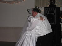 Aunt Dawn and Uncle Eric dancing.