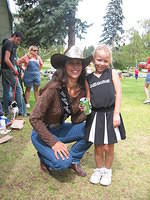 Carrie with Miss Rodeo Montana