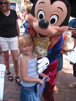 Carrie and Mickey Mouse again.