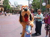 Carrie with Pluto again.