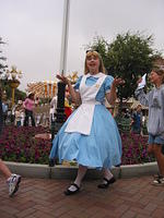 Alice dancing on Main Street