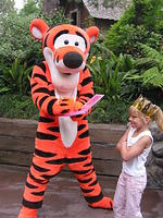 Carrie and Tigger in Critter Country