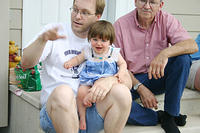 Daddy (Shawn), Joleigh, and Grandpa (Richard)
