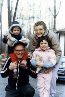 Gram, Pap, Jenny, and Christopher - 1986