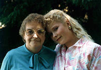 Gram and Aunt Dawn - 1989
