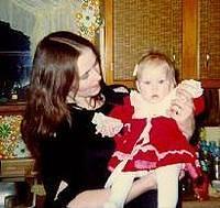Mom and baby Paige - December 1980