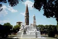 A statue in Arezzo
